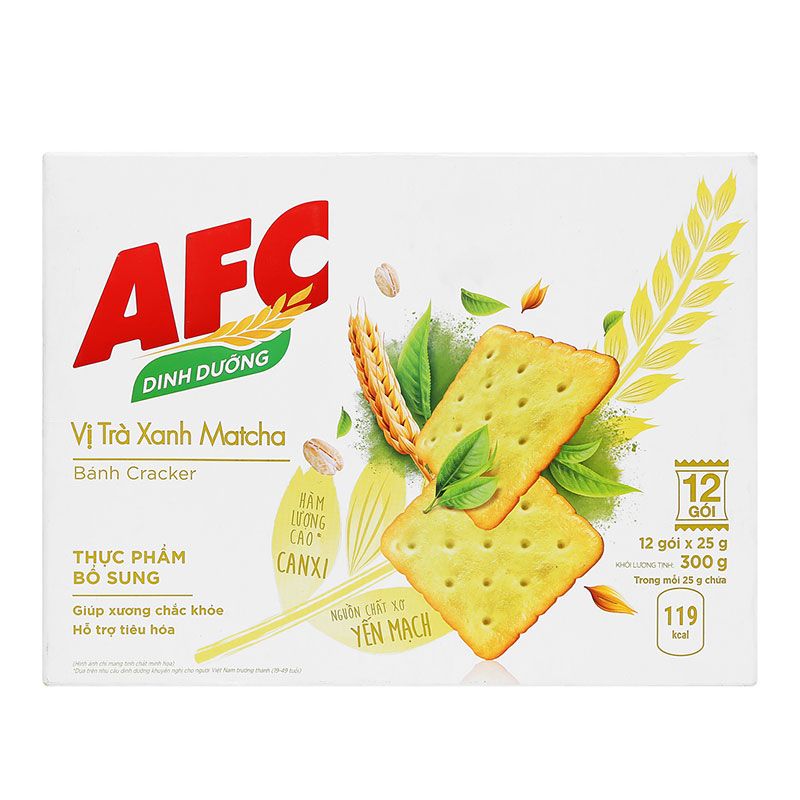 BANH AFC TRA XANH 300G