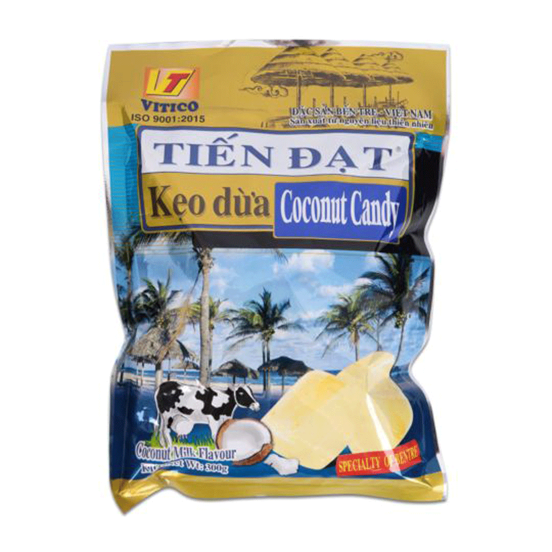 Tien Dat 우유 코코넛 사탕 300G