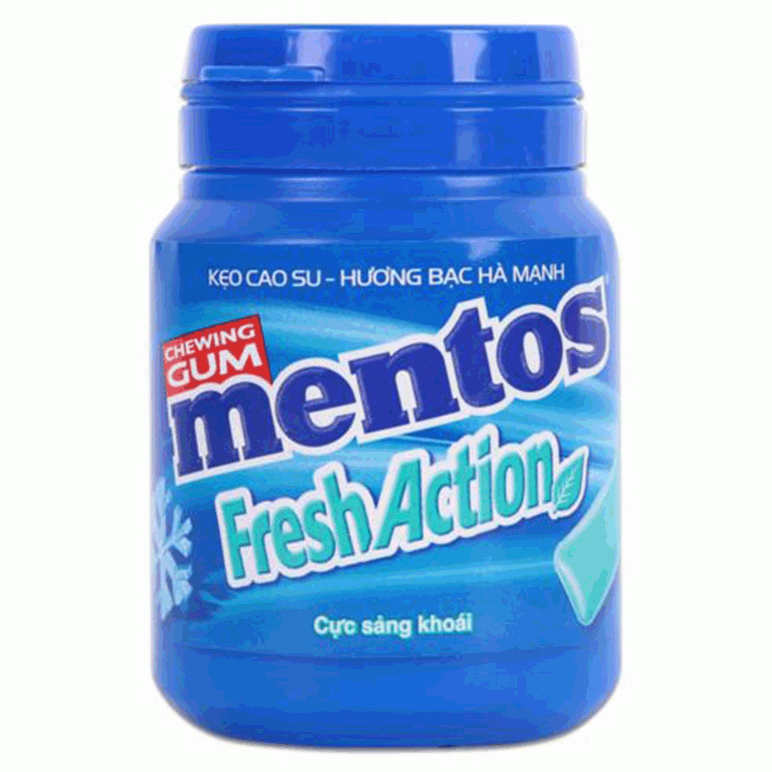 GUM MENTOS FRESH ACTION HU 56G