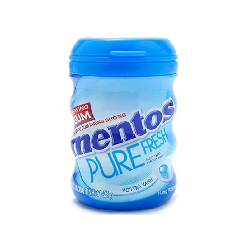 Mentos Pure Fresh 무설탕 껌 61.25G