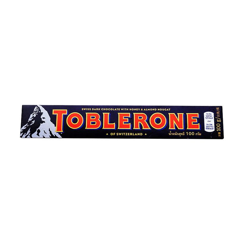 Toblerone 다크 초콜릿 벌꿀 & 아몬드맛 100G