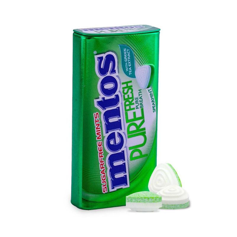 Mentos Spearmint 무가당 캔디 페퍼민트 35g