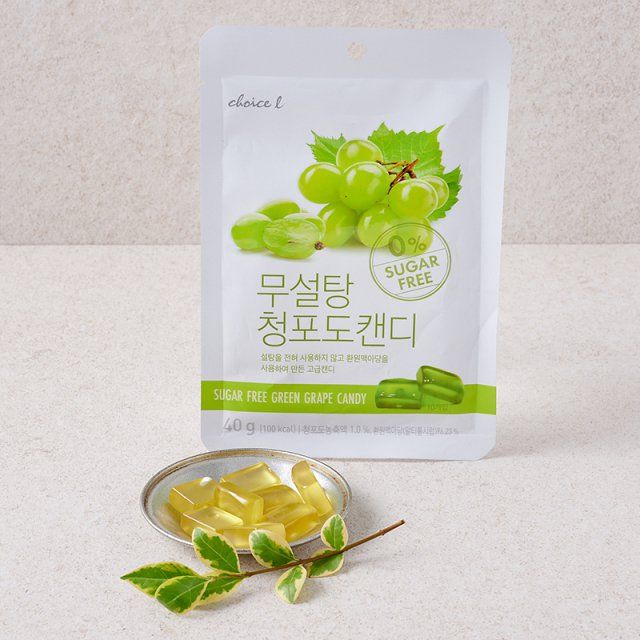 무설탕 청포도캔디 40G