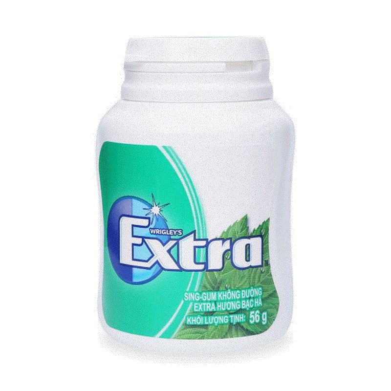 Extra Xylitol Bạc Hà Hũ 40 viên