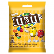 M&M＇s 땅콩 초콜릿 캔디 100G