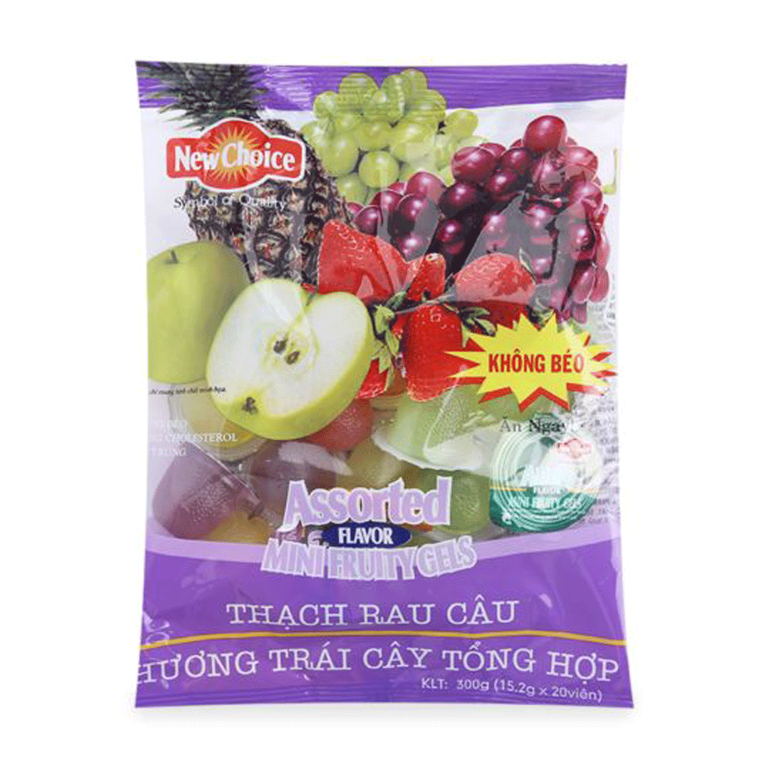 THACH RAU CAU NEWCHOICE 300GRAM- ASSORTED (4 MUI)