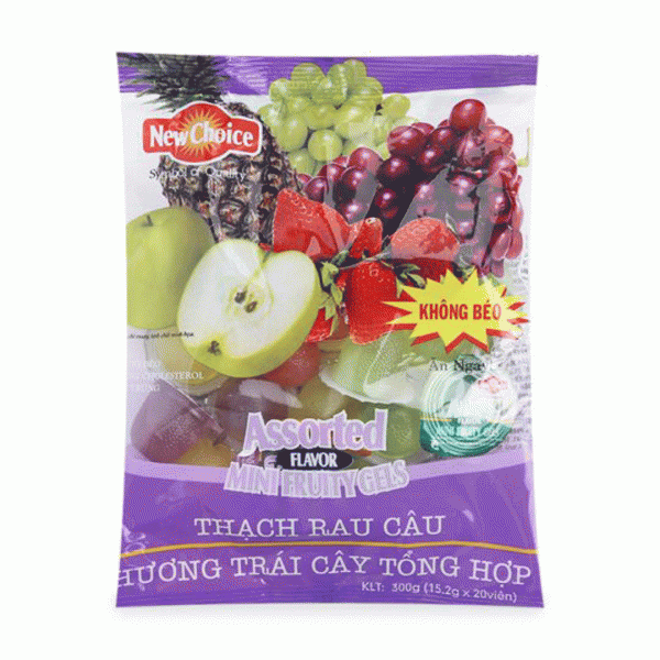 THACH RAU CAU NEWCHOICE 300GRAM- ASSORTED (4 MUI)