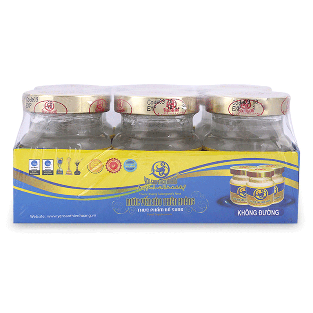 Thien Hoang 무가당 제비집 음료 (70ML x 6개입) (1 플러스 1)