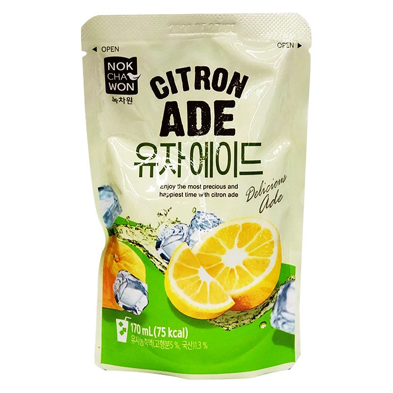 녹치원 유차에이드 170ML