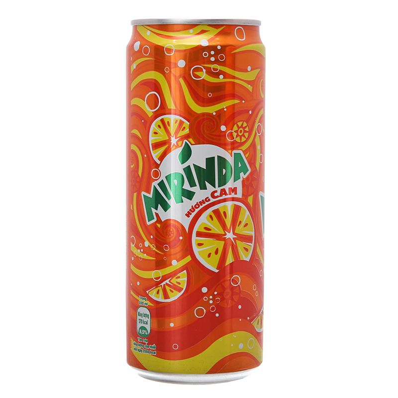 MIRINDA SLEEK 오랜지 음료 330ML