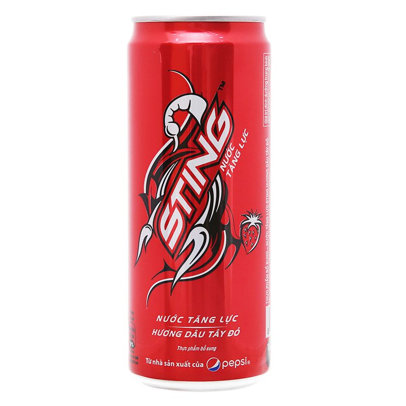 Sting 에너지 드링크 딸기맛 (330ML/캔)