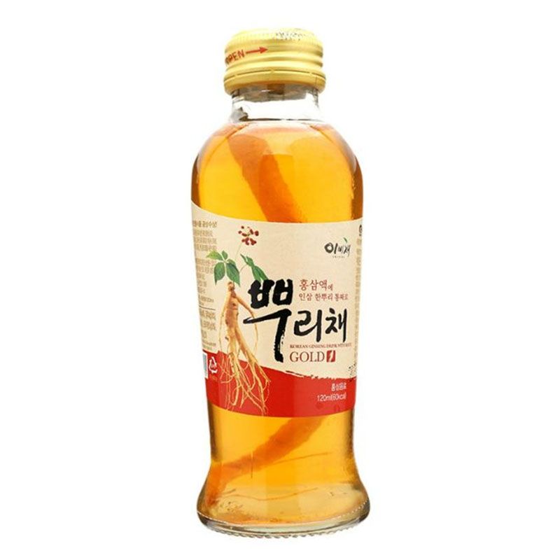 Ebiche 홍삼액에 인삼이 뿌리채 120ML