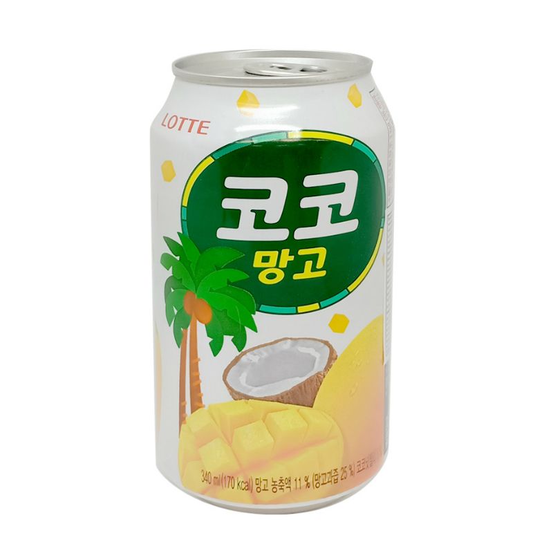 롯데 코코 망고 음료수 340ML