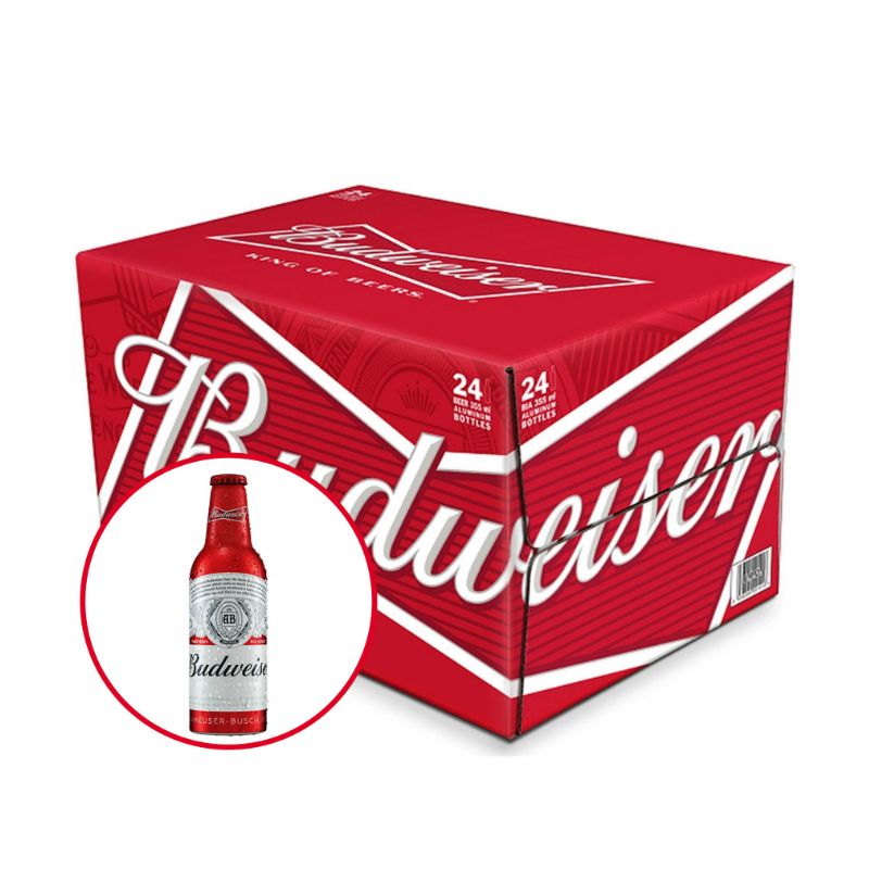 Budweiser Aluminum 맥주 355ML (24병)