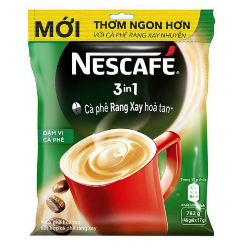 Nescafe 3In1 커피 믹스 진한 커피맛 782G (17G x 46개입)