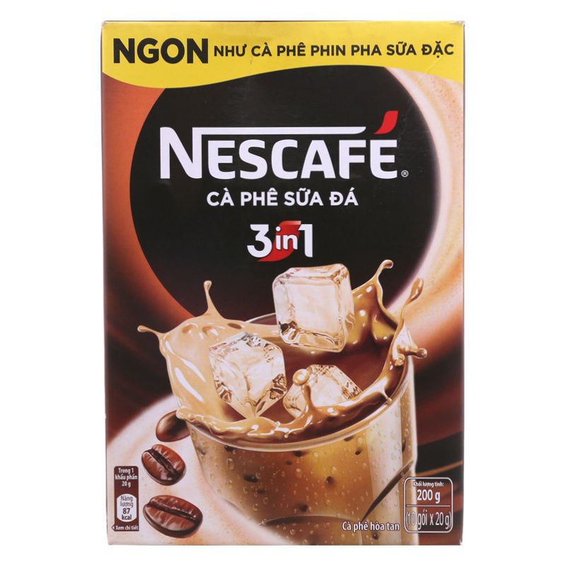 Nescafe 3 In 1 아이스 밀크커피 200G (20G x 10개입)