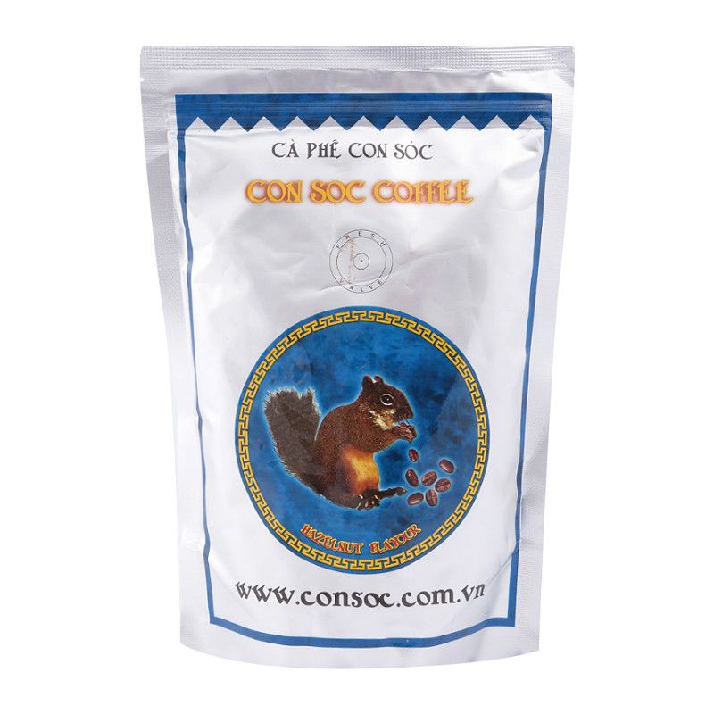 파란색 다람쥐 커피 분쇄 원두커피 500G