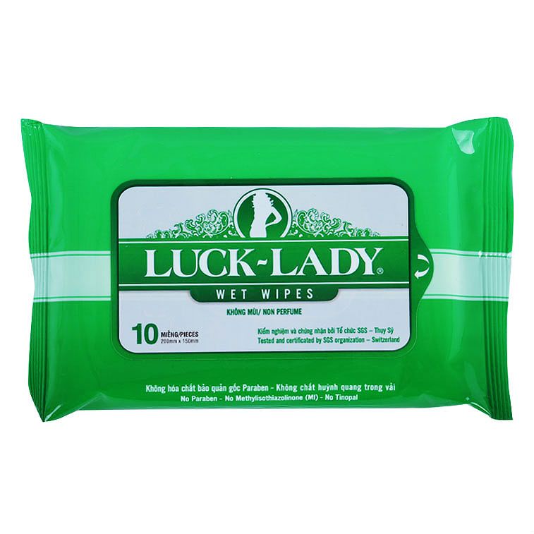 Luck Lady 무향기 물티슈 (10매)