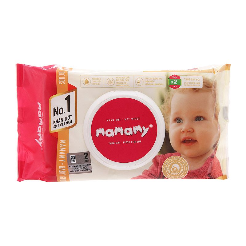 Mamamy 물티슈 프레시향 (100매)