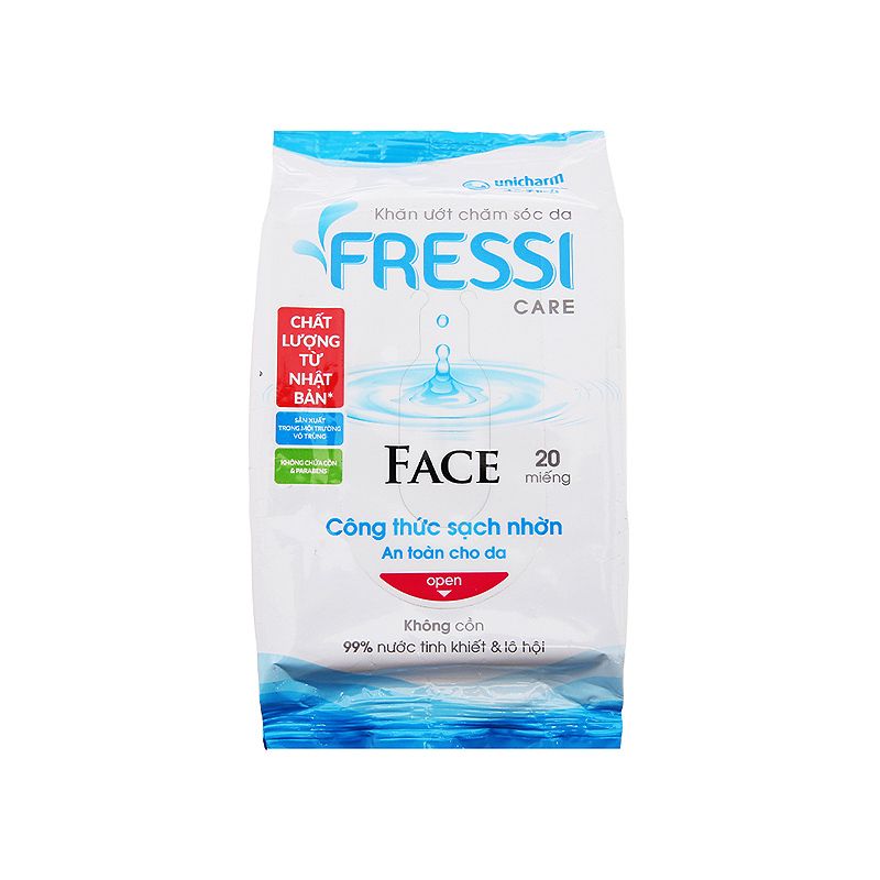 Fressi Care Face 물티슈 (20매)