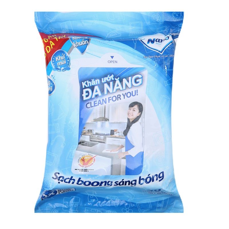 Nano 다용도 물티슈 30매 (콤보 2개입)(2개 구매시 1개 증정)