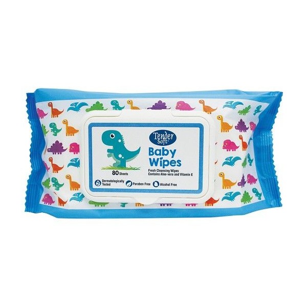 TENDERSOFT 물티슈 (80매) 블루