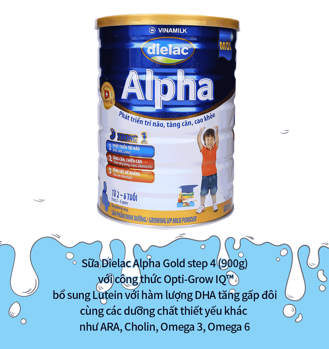 Alpha Gold 분유 4단계 900G