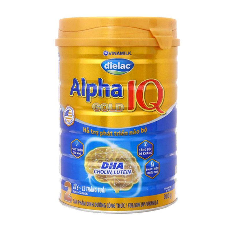 비나밀크 Dielac Alpha Gold IQ 분유 2단계 900G