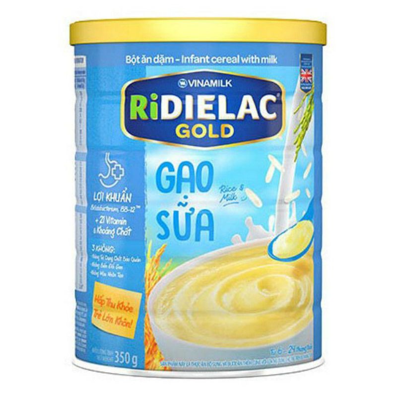 Ridielac Gold 유아식 쌀 & 밀크맛 350G