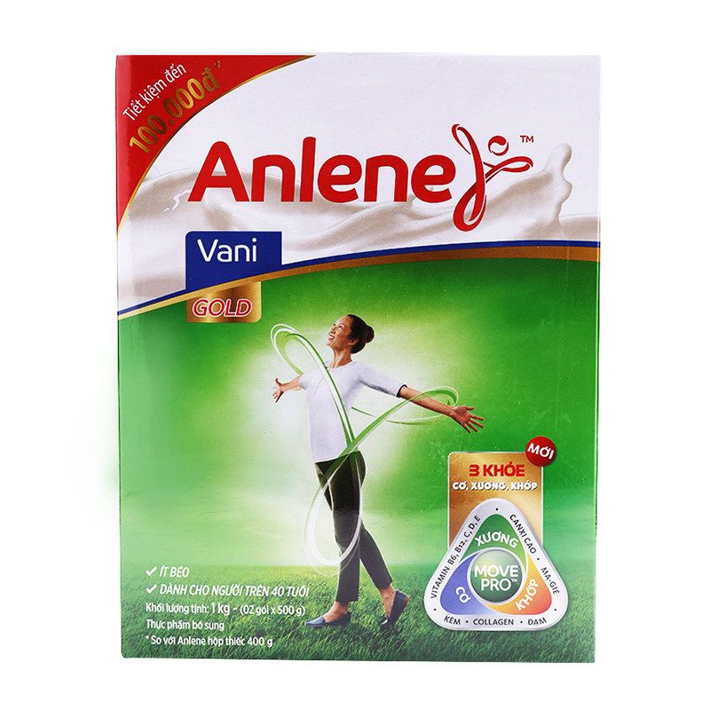 Anlene MovePro Gold 분유 바날라맛 1KG
