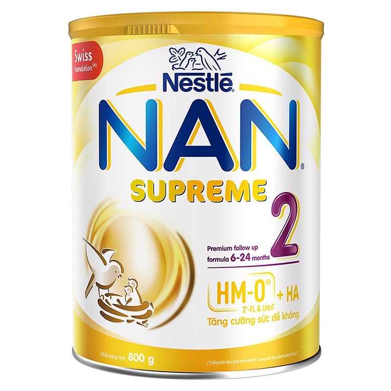 Nestlé 분유 NAN SUPREME 2 - 캔 800G (2HM-O보충)