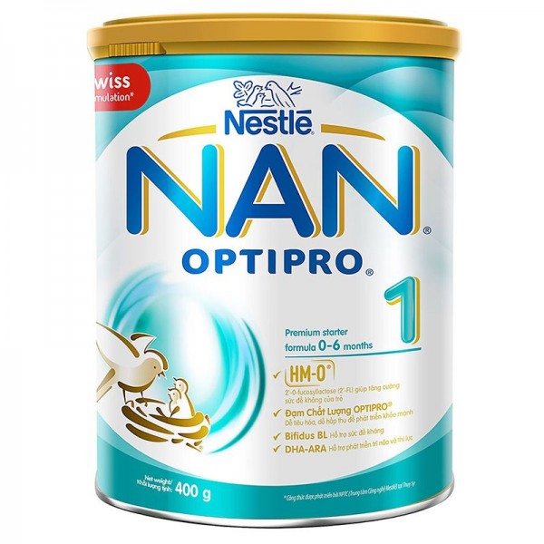Nestlé 분유 NAN Optipro 1 HMO – 캔 400G