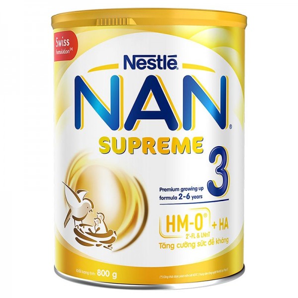 Nestlé 분유 NAN SUPREME 3 - 캔 800G (2HM-O보충)