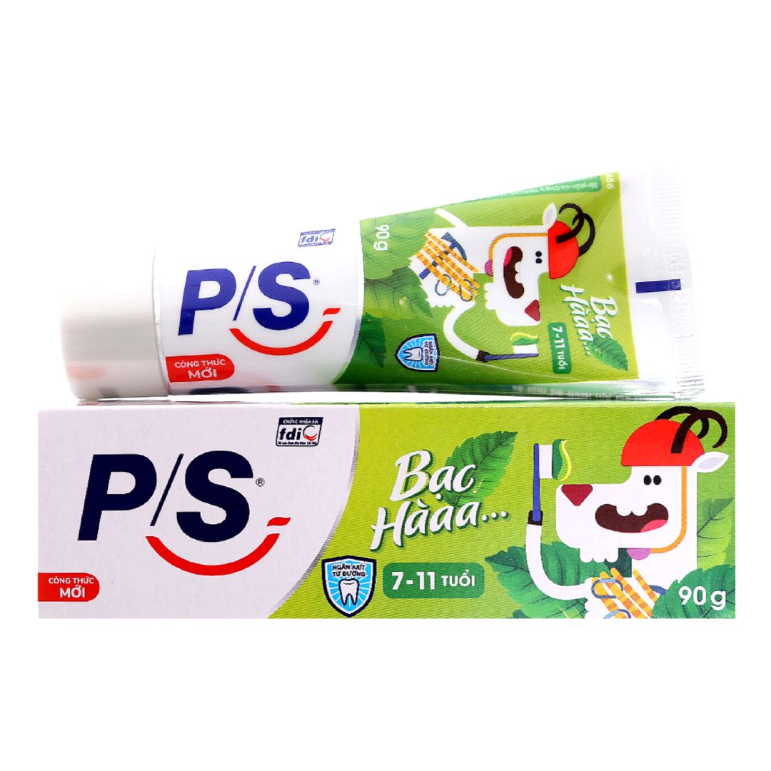 P/S Kids 치약 폐퍼민트 90g (7-11세)