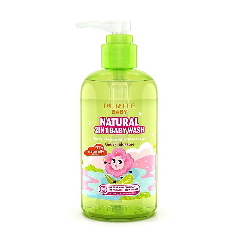 S.TAM GOI PURITE BABY HOA ANH DAO 250ML