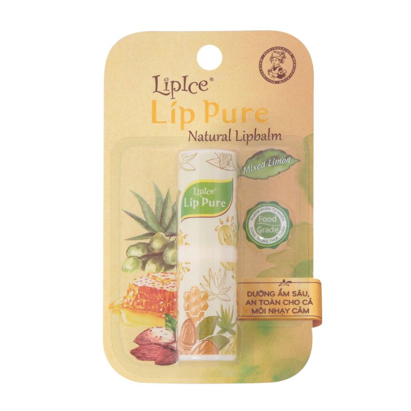 LipIce 립 푸어 내추럴 립밤 믹스 리몬 4G