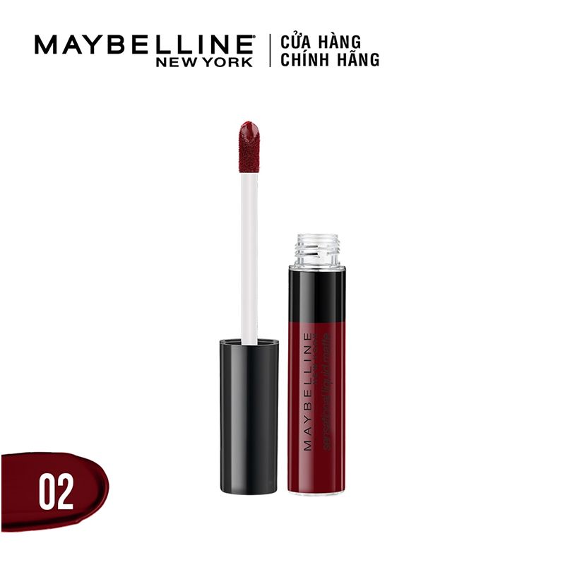 Maybelline New York Sensational Liquid Matte 립틴트 7ml.#02