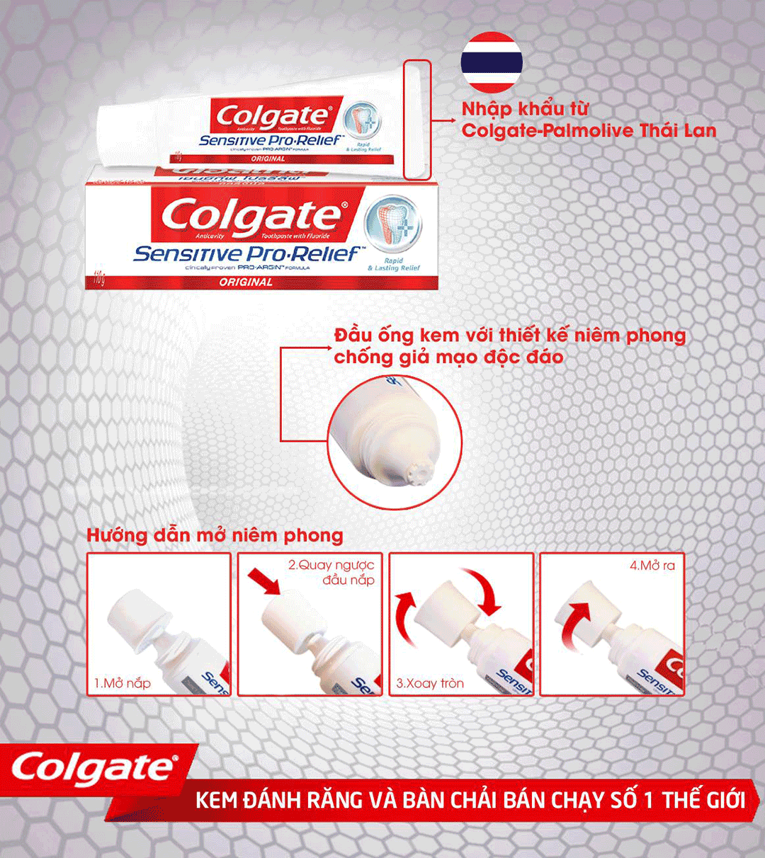Colgate Sensitive Pro Relief 시린이 치약 110G