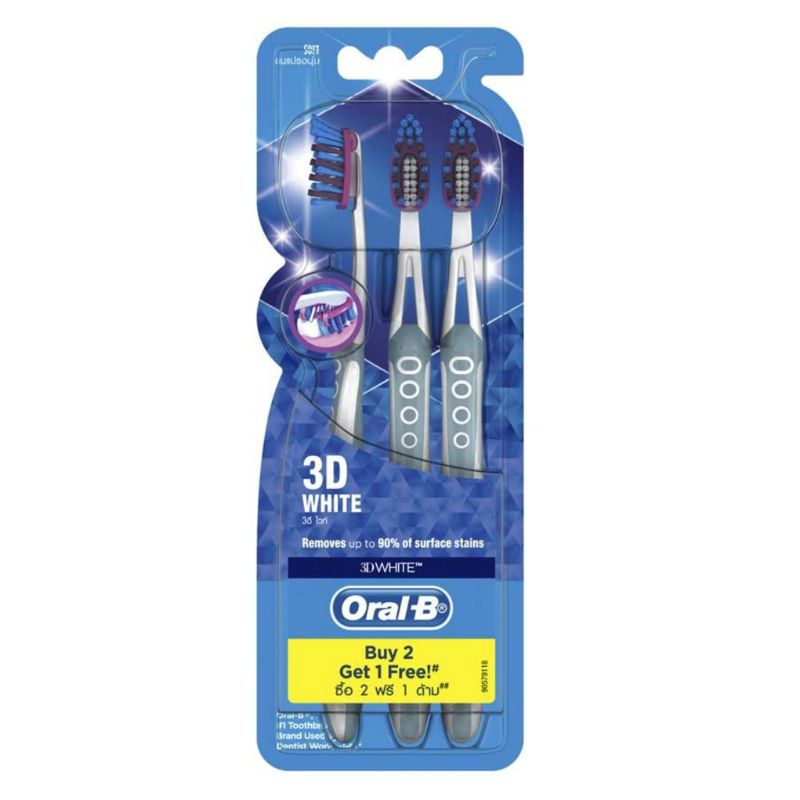 Oral B 3D 화이트 칫솔 (3개입)