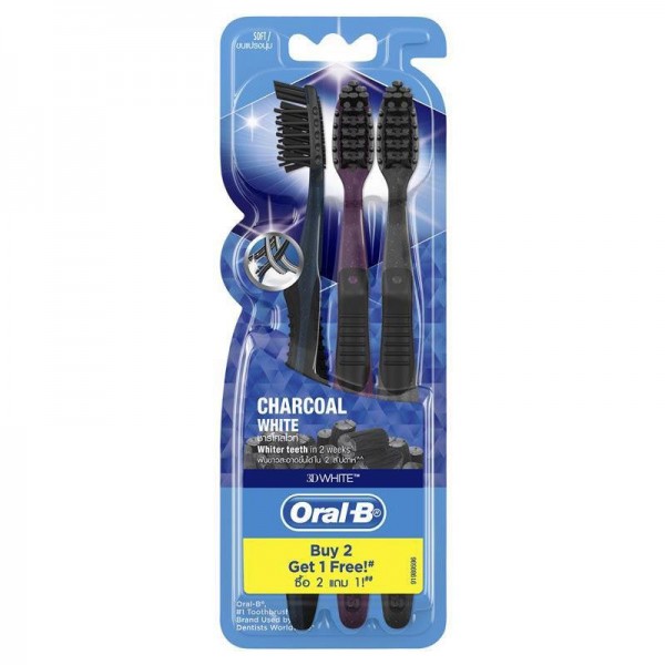BCDR ORAL B CHARCOAL WHITE*3