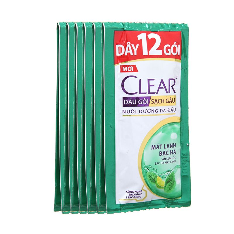 Clear 아이스 쿨 멘솔 샴푸 6G (12개입)