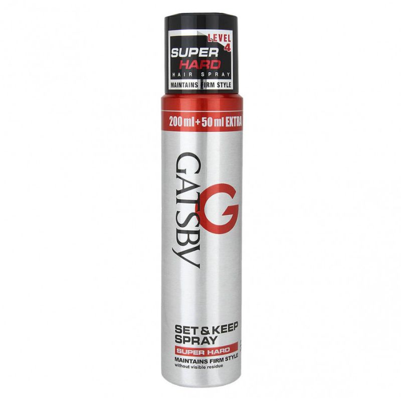 Gatsby Super Hard 헤어 스프레이 166G