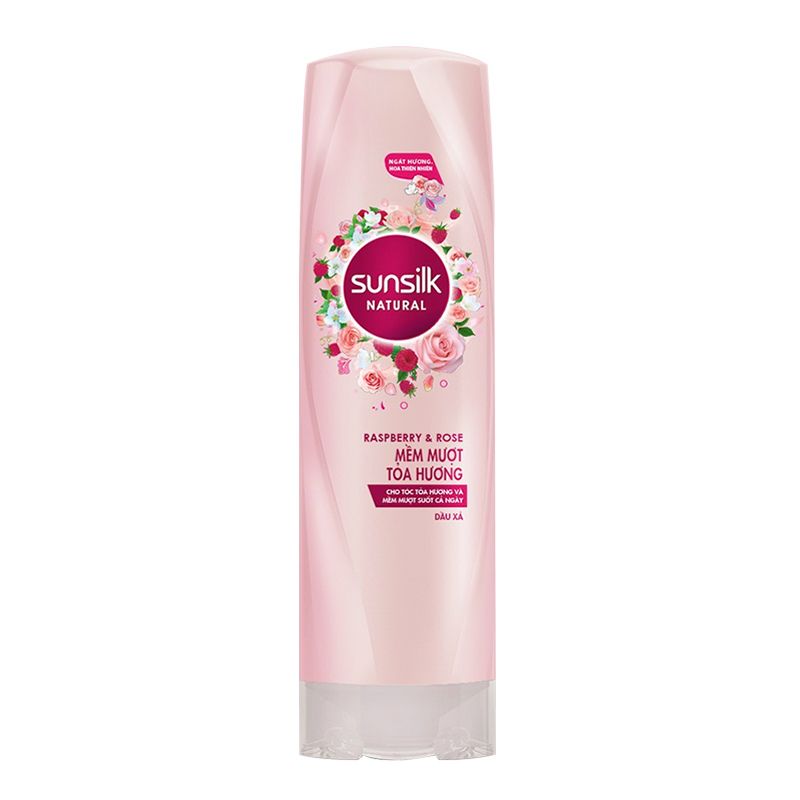 Sunsilk 스무드 케어 컨디셔너 라즈베리 & 로즈향 320g