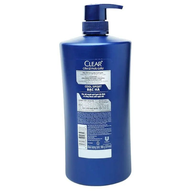 Clear Men 쿨 스포츠 샴푸 900G