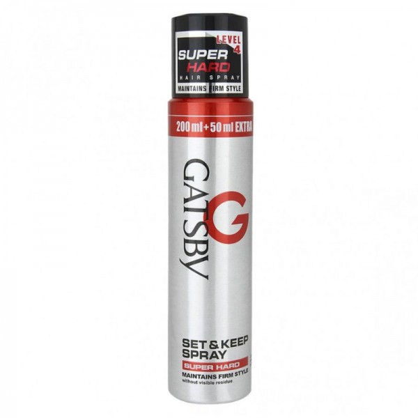 Gatsby Super Hard 헤어 스프레이 166G