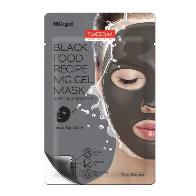 Purederm 블랙푸두 레시피 엠지젤 마스크 23G