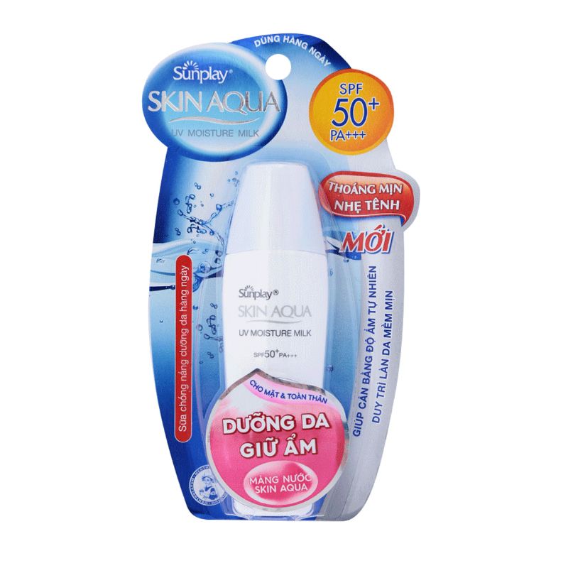 Sunplay 스킨 아쿠아 UV 모이스쳐 선밀크 SPF50 30G