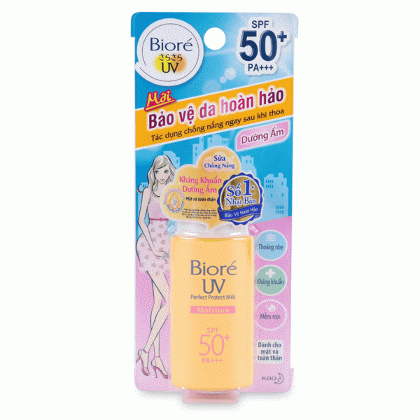 Biore 퍼펙트 프로텍트 선밀크 SPF50+/PA+++ 25ML