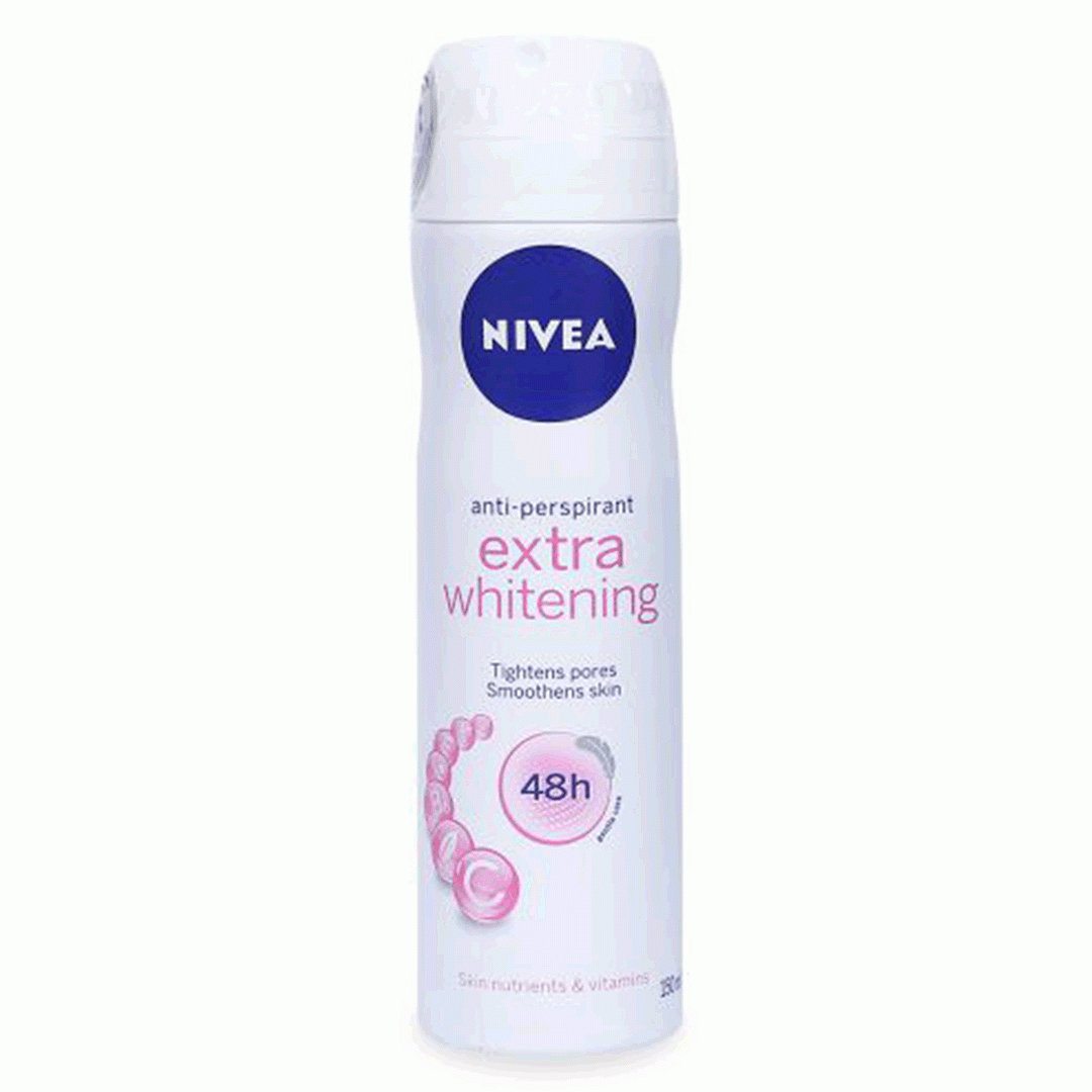 NIVEA 엑스트라화이트닝 데오드란트 스프레이 (150ML)