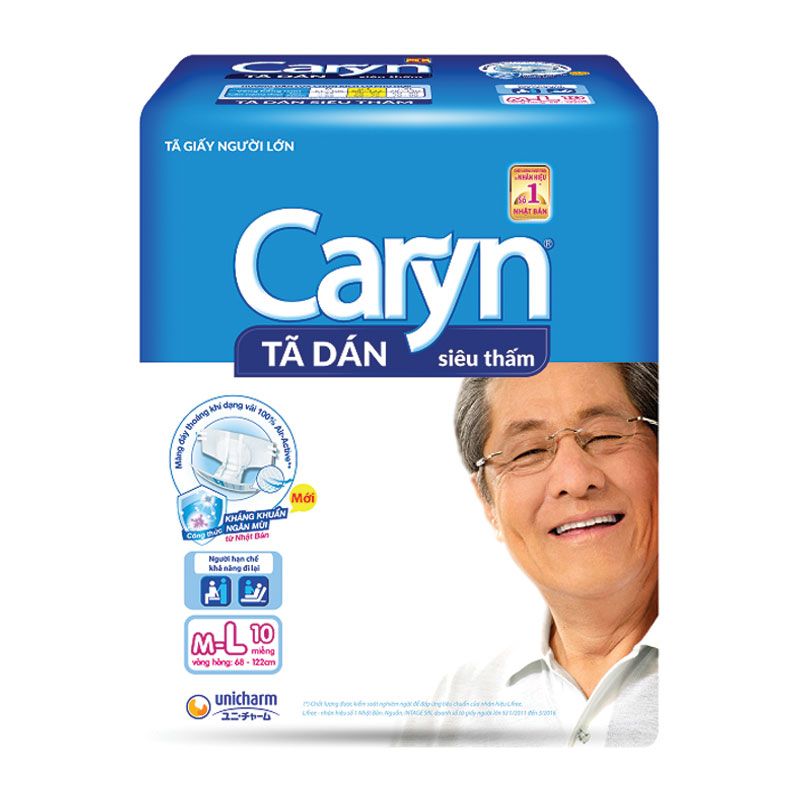 Caryn 기저귀(M-L사이즈, 10개)